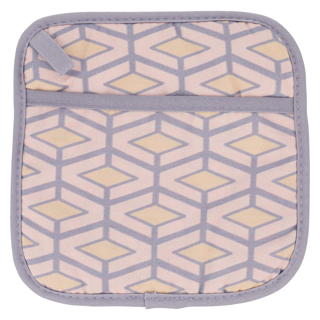 Nora Blue Mitten and Potholder Combo – LiLi Homes