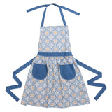 Florence Blue and Yellow Apron